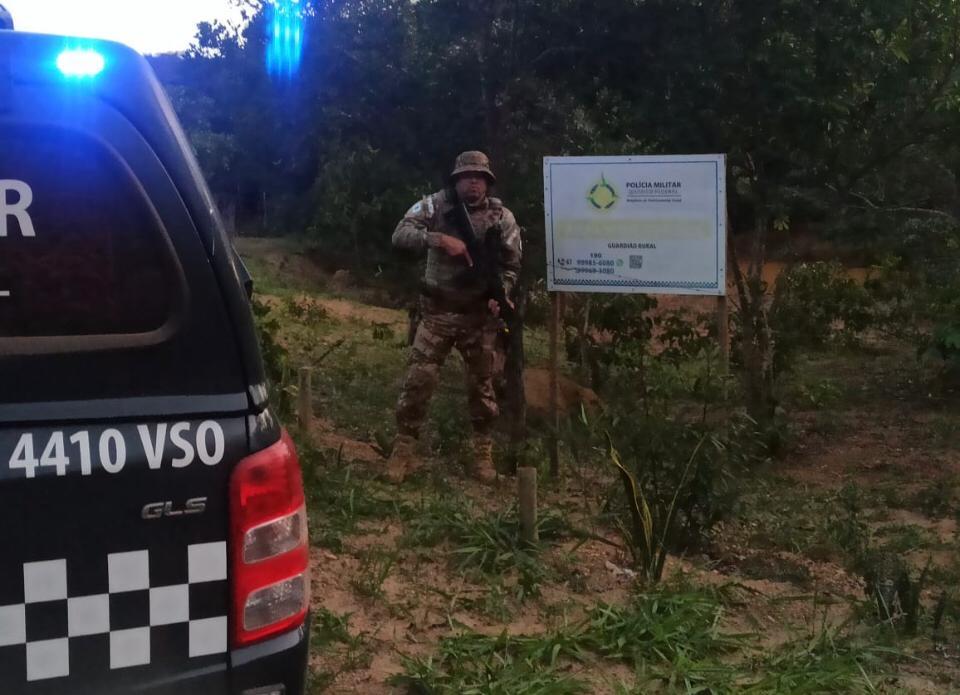 CONSEG Água Quente Parabeniza 3ª Companhia Rural Sul por Patrulhamento Preventivo