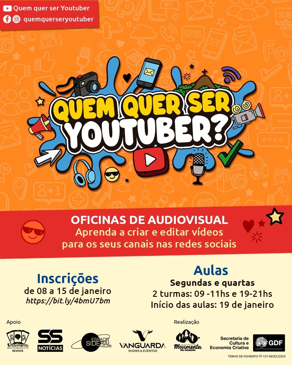 Projeto quem quer ser Youtuber 