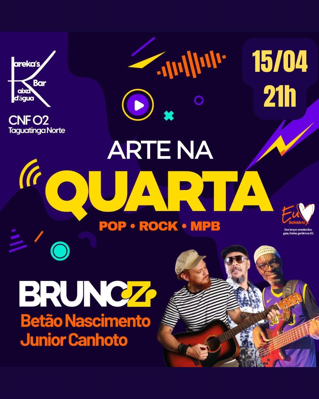Noite de música e solidariedade movimenta Taguatinga nesta quarta-feira