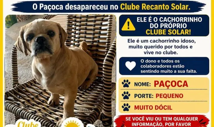 Clube Recanto Solar se mobiliza para encontrar 